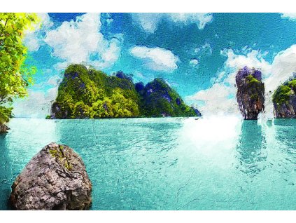 1367 obraz thajska priroda obraz na platne