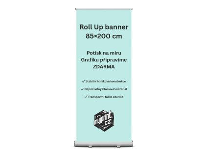 Roll Up banner 85×200 cm (85 x 200 cm)