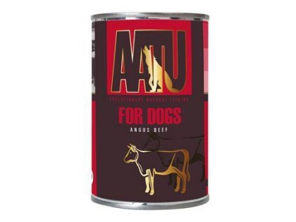 AATU Dog Beef n Buffalo konzerva 400g