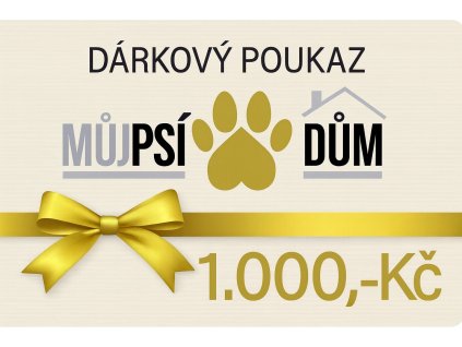 Dárkový poukaz na 1.000,-Kč