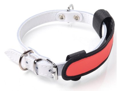 LED pásek na obojek 15cm/oranžový