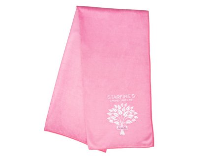 Starfire's - Velký růžový ručník z mikrovlákna 120x60 cm