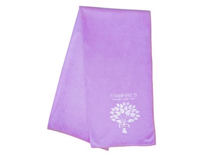 Starfire's - Velký fialový ručník z mikrovlákna 120x60 cm