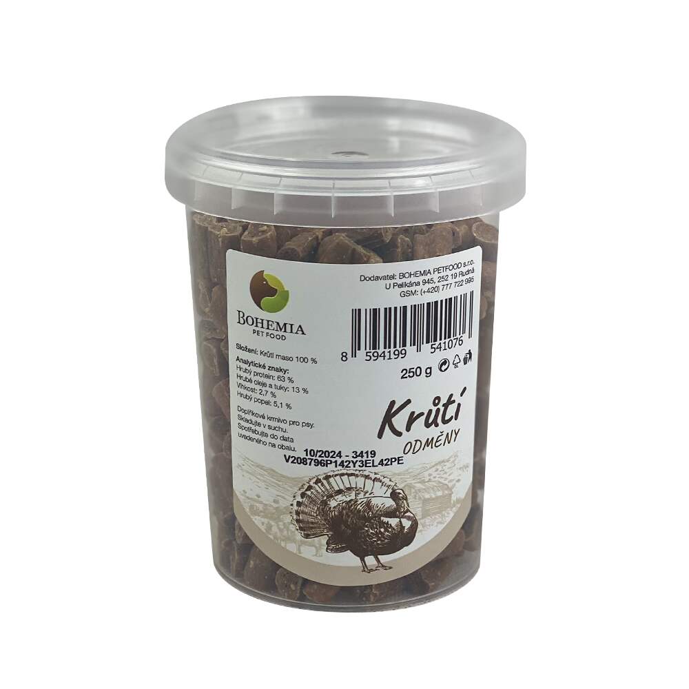 Bohemia Pet Food Krůtí odměny 250g