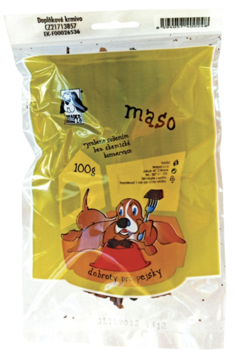 Pochoutka sušená MAPES maso 100g