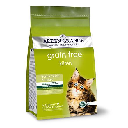 Arden Grange Grain Free Kitten fresh Chicken & Potato balení 2 kg