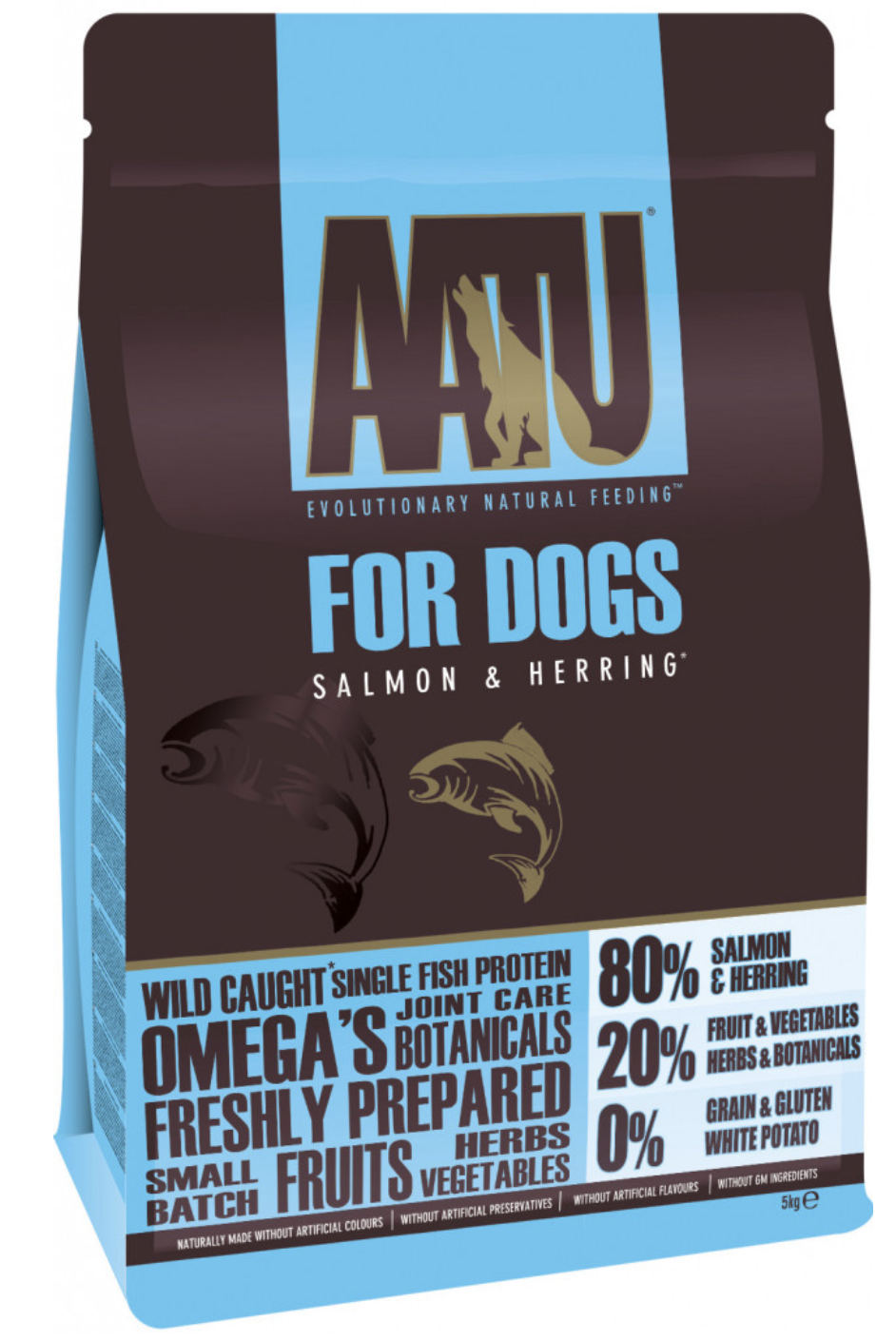 AATU Dog 80/20 Salmon & Herring 5kg