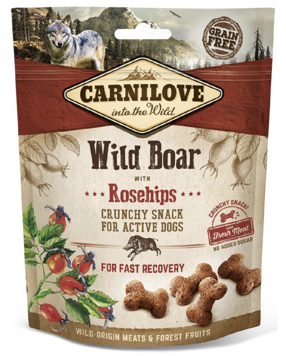 Carnilove Dog Crunchy Snack Wild Boar&Rosehips 200g