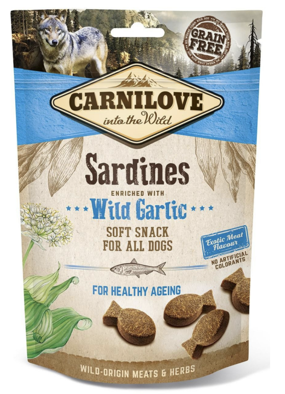 Carnilove Dog Semi Moist Sardines&Wild Garlic 200g