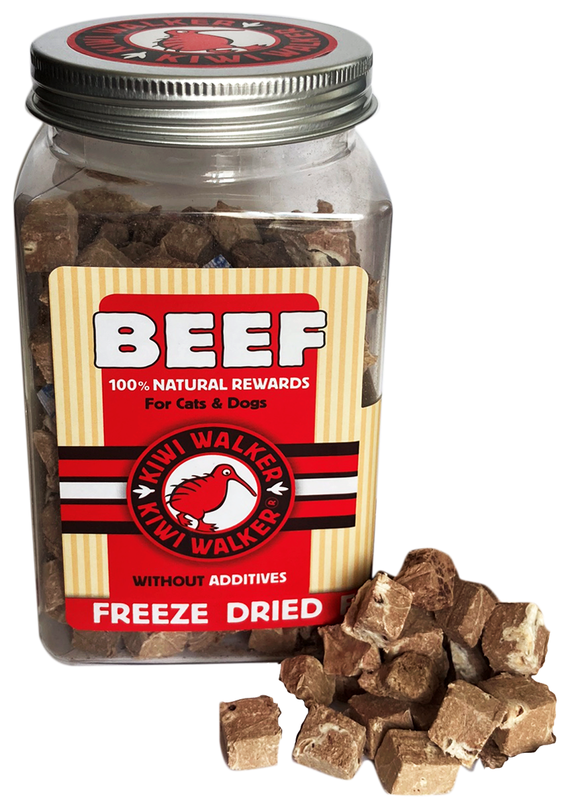 Pamlsky Kiwi Walker Snack mrazem sušené hovězí 40g