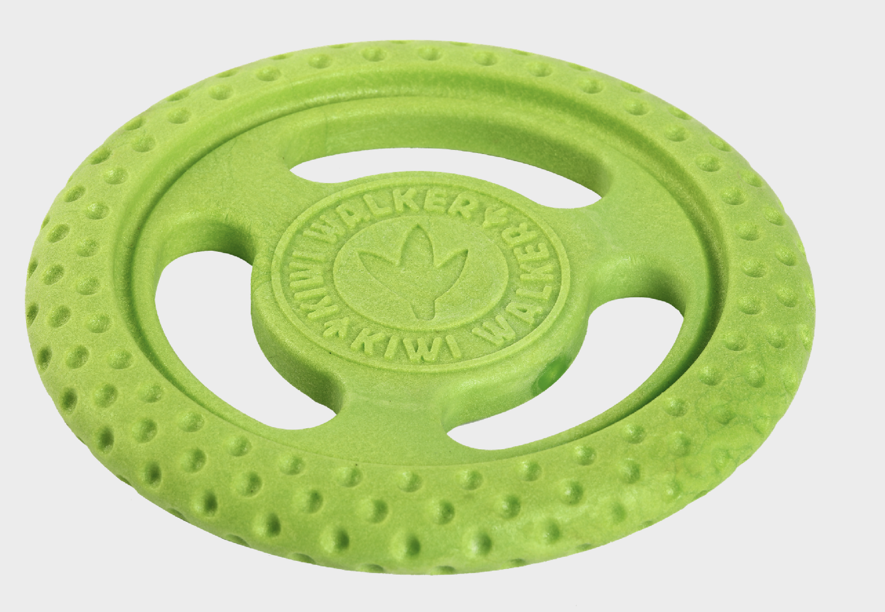 Hračka Kiwi Walker házecí/plovací frisbee z TPR gumy MAXI 22 cm Barva: Zelená