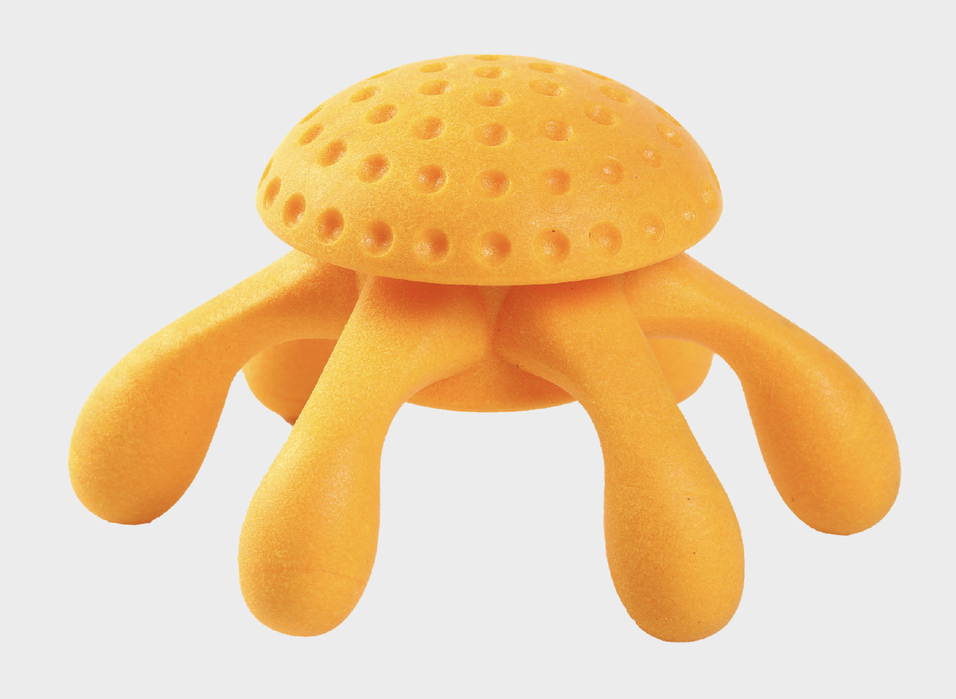 Hračka Kiwi Walker pro psa plovací chobotnice z TPR gumy MINI 12 cm Barva: oranžová