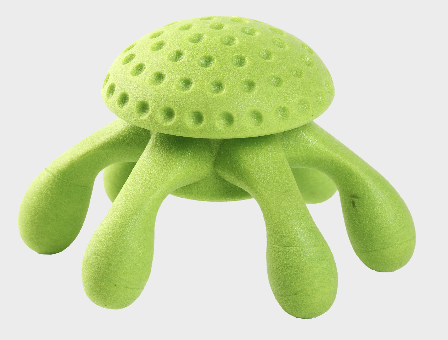 Hračka Kiwi Walker pro psa plovací chobotnice z TPR gumy MAXI 20 cm Barva: Zelená