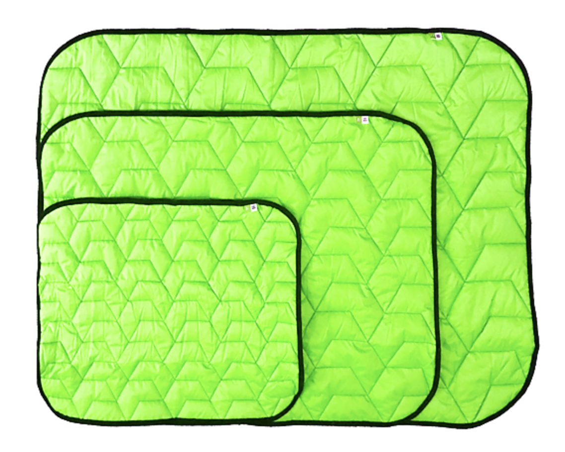 Podložka Airy Vest oboustranná zelená/černá Velikost: Small 55 x 40cm