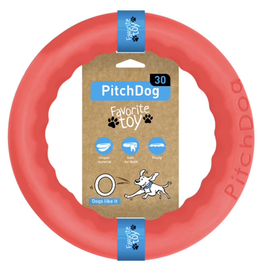 PitchDog tréninkový Kruh pro psy růžový Velikost: 20cm