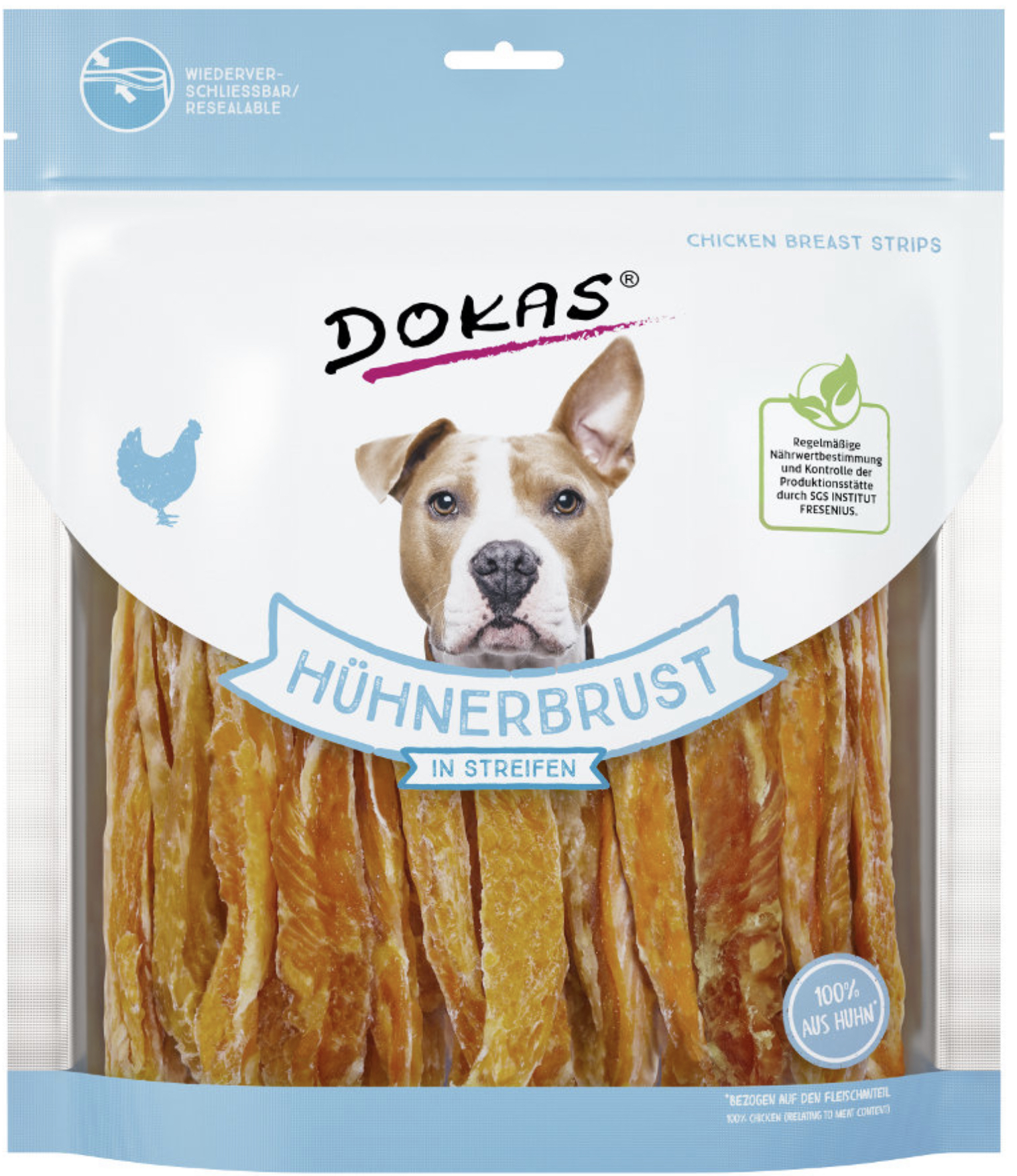 Dokas - Kuřecí prsa proužky 500g