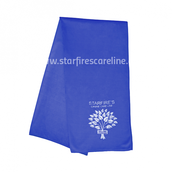 Starfire's - Velký modrý ručník z mikrovlákna 120x60 cm