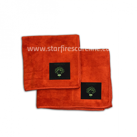 Starfire's - Červená sada ručníků z mikrovlákna