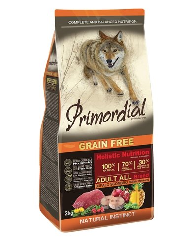 Primordial Grain Free Adult Buffalo & Mackerel 2kg