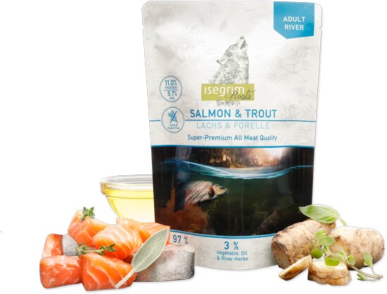 Isegrim Salmon with Trout POUCH 410g