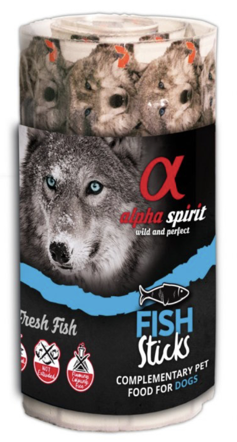 Alpha Spirit Dog Fish Sticks Ristra 16ks Balení: box 4+1 ZDARMA