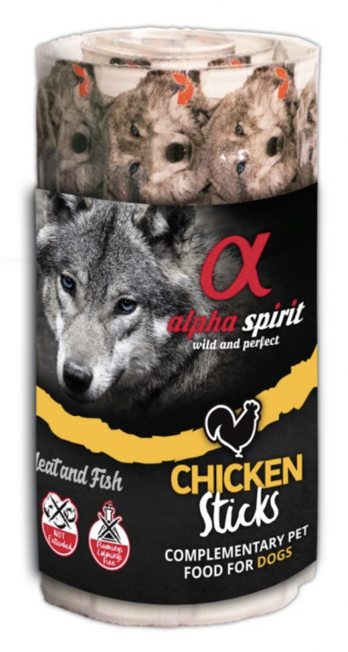 Alpha Spirit Dog Chicken Sticks Ristra 16ks Balení: box 4+1 ZDARMA