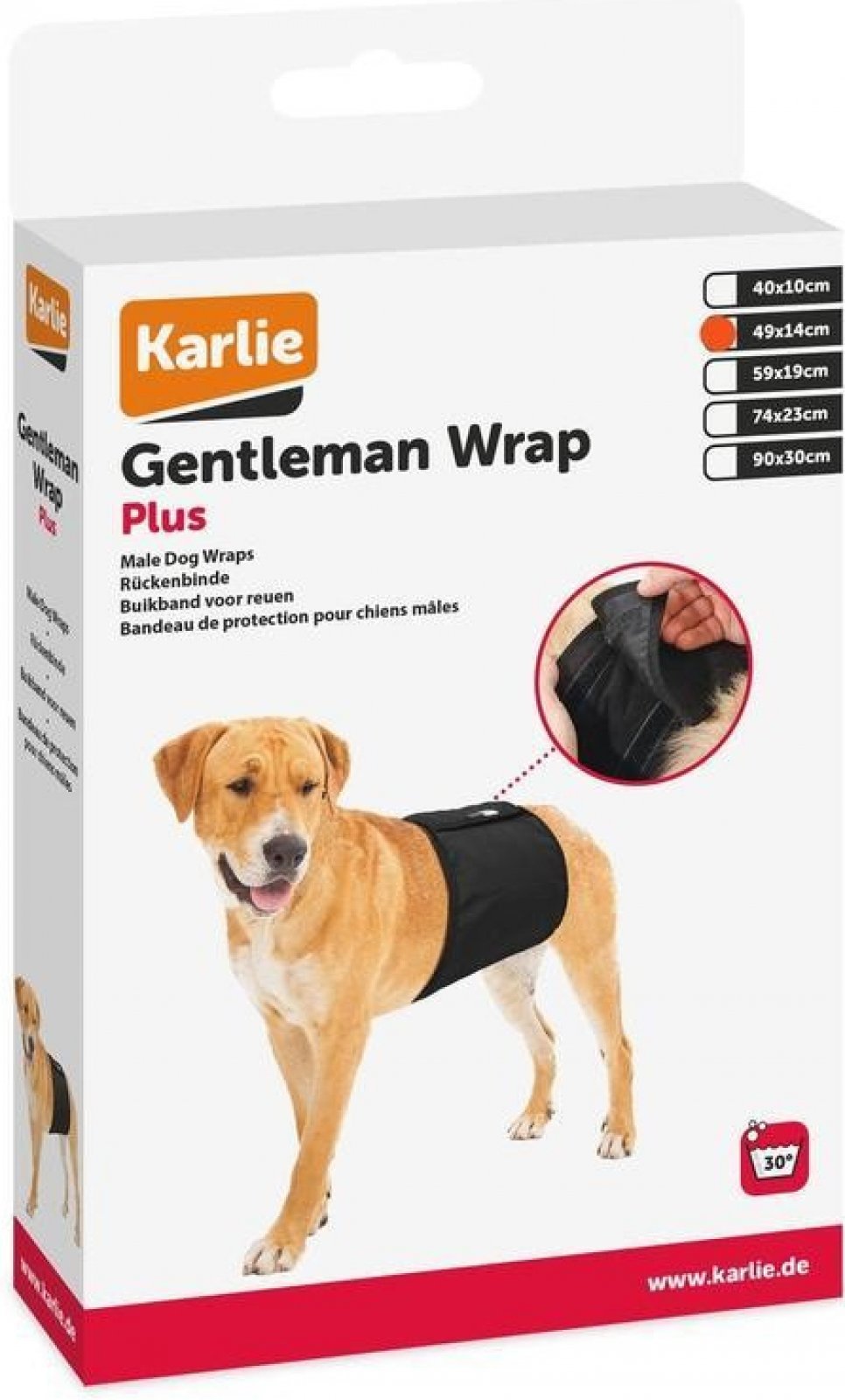 Kalhoty pro psy proti značkování 49x14cm 1ks KARLIE
