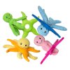Kiwi Walker Hračka pro psa Octopus & Starfish TPR plyš oranžová 27 cm