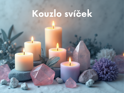 Homemade svíčky, chakrové svíčky