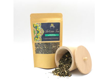 Sypaný čaj 50g BIO Classic Green Tea with Lemon and Ginger
