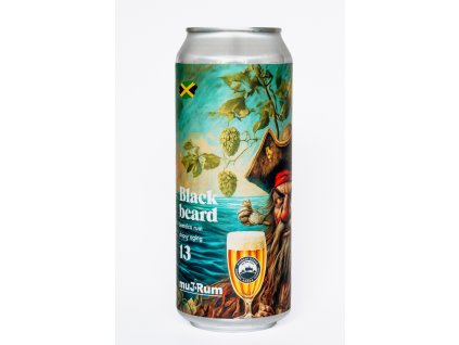 Rumbeer/Black beard 0,5l Plech