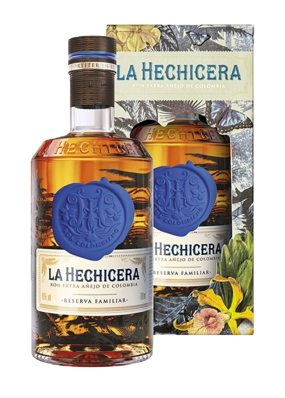La Hechicera, Ron Extra Aňejo de Columbia 40% 0,7l
