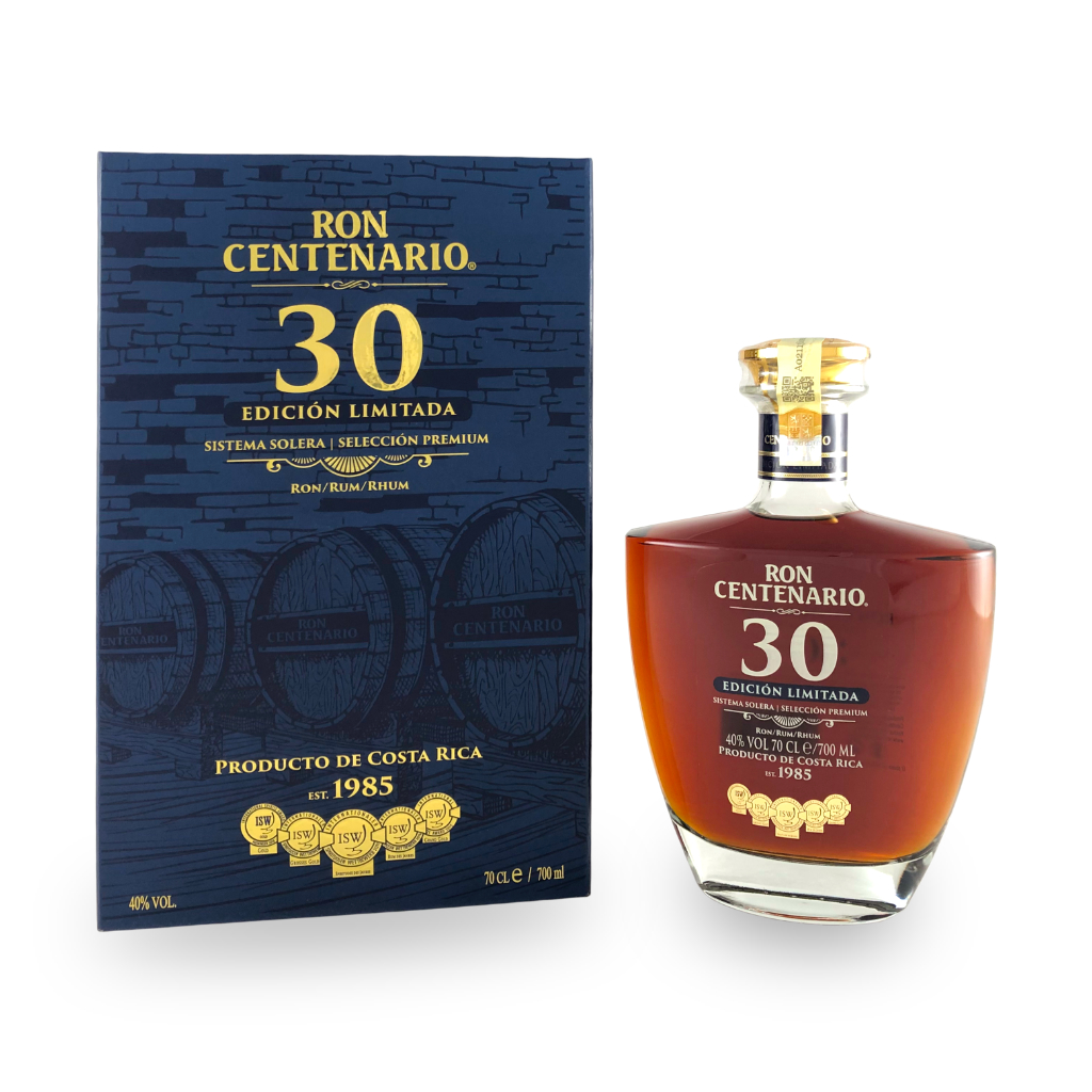 Centenario Rum 30 Years Old Edición Limitada