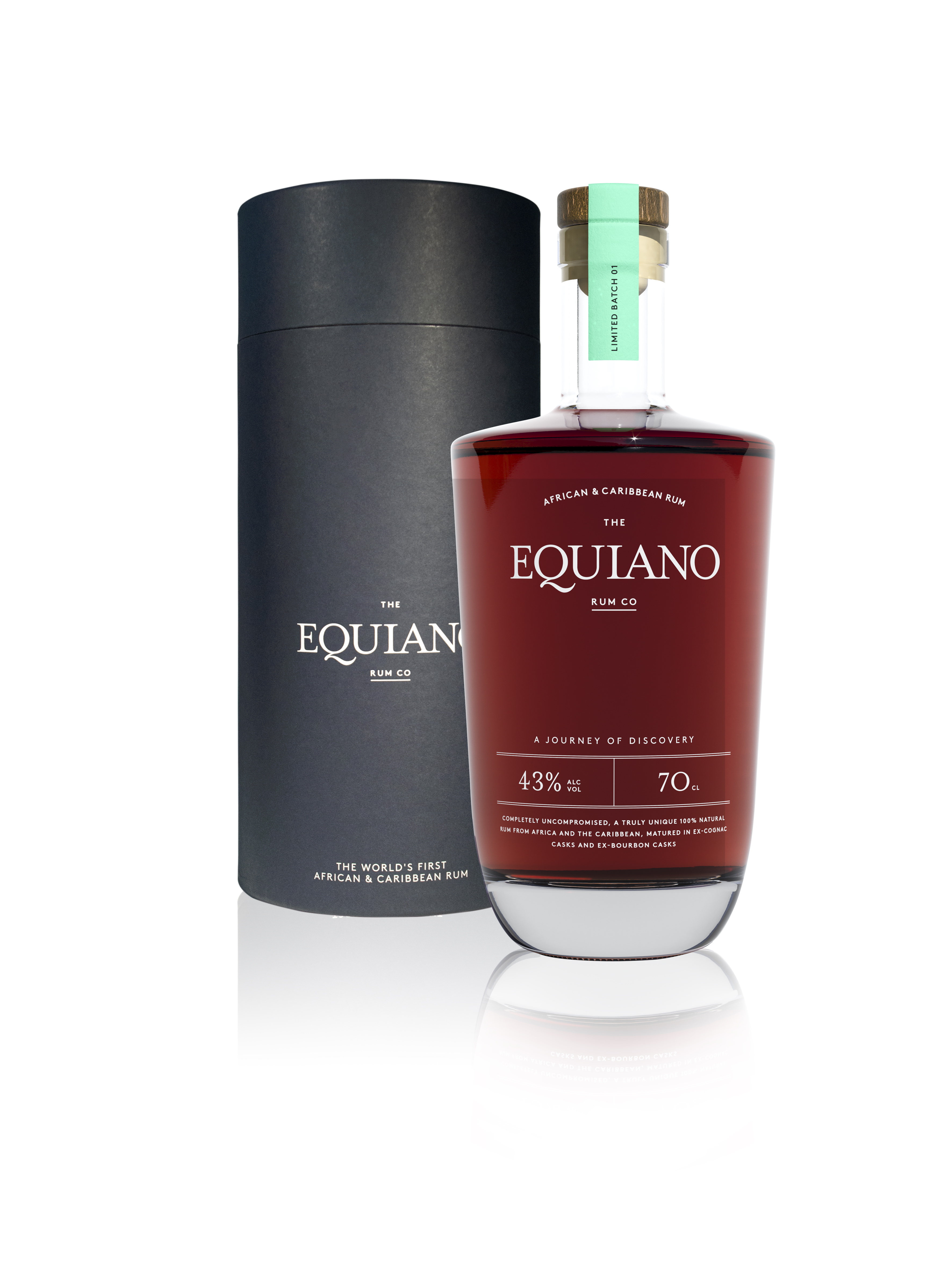 Equiano Rum 0,7l 43% tuba