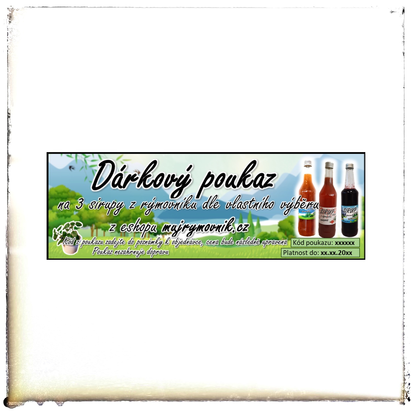 Novnika: Dárkový poukaz