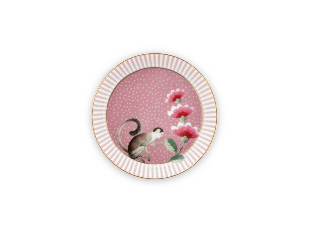 pip studio čajový talířek la majorelle růžový