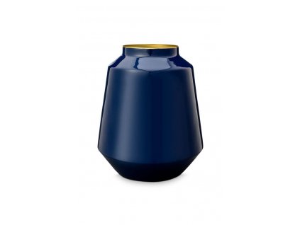 pip studio modrá váza kovová 29 cm