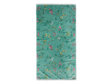 pip studio osuška les fleurs zelená