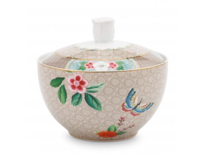 Pip Studio cukřenka Blushing Birds, khaki