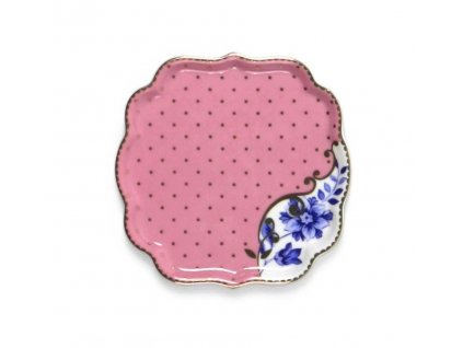 Pip Studio čajový talířek Royal růžový
