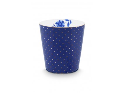Pip Studio hrnek bez ucha Royal Dots modrý