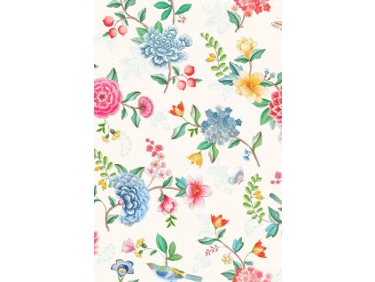 pip studio tapeta good evening bílá