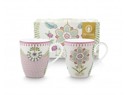 Pip Studio set 2 hrnečků Lily & Lotus  350 ml
