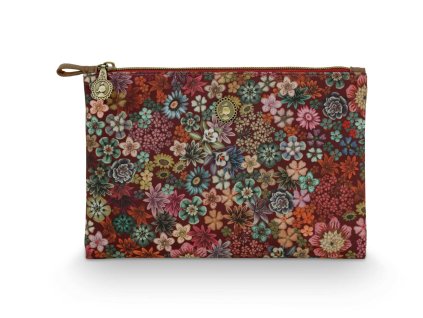 Pip Studio kosmetické pouzdro Tutti i Fiori, červené, M