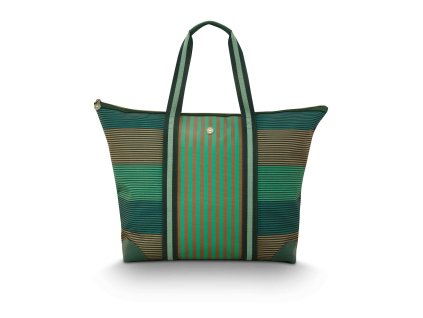 Pip Studio taška Tilda Stripes zelená L