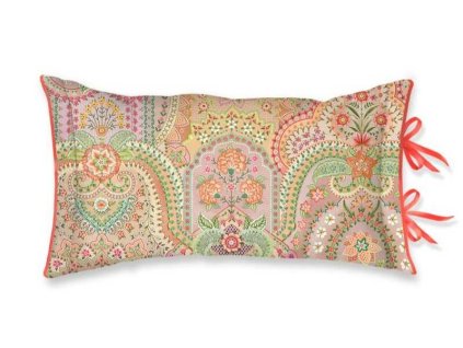 Pip Studio polštář Jabali Flower coral 35x60cm