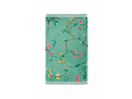 Pip studio ručník Les Fleurs 30x50, zelený