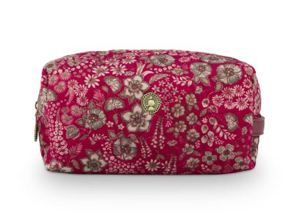 kosmetická taška  Coco Quilted Daisy Dreams červená