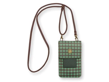 Pip Studio kabelka/pouzdro na telefon Clover zelené