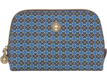 pip studio cosmetic bag triangle small coby clover blue